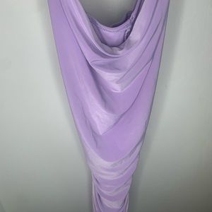 Purple draped dress💜
